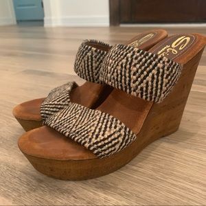 Sbicca Vintage-inspired Wedge Sandals